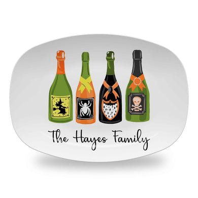 Boos & Bubbles Halloween Personalized Melamine Platter