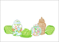 Cabbage Garden Tented Place Cards