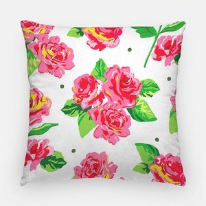Cabbage Roses 20"x20" Pillow Cover
