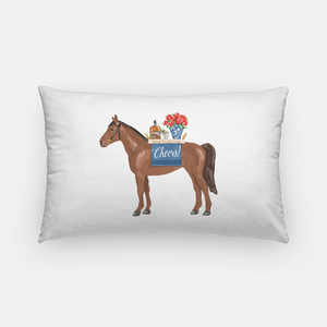 Cheers to Race Day 14"x20" Derby Pillow Cover