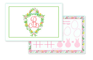 Easter Crest Children's Personalized Laminated Placemat