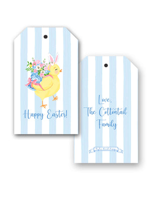 Chinoiserie Chick Personalized Easter Hang Tags
