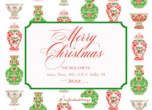 Load image into Gallery viewer, Holiday Vessels Personalized Photo Holiday Card, 5&quot; x 7&quot; A7 Size