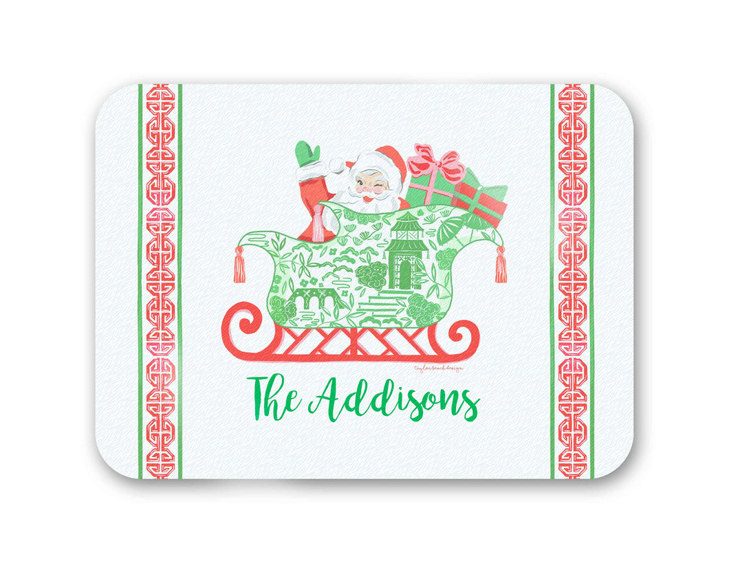 Chinoiserie Sleigh Ride Personalized 16