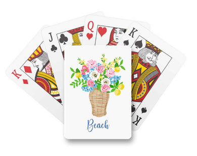 Summer's Bounty Personalized Playing Cards