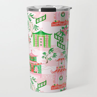 Chinoiserie Wonderland Christmas Travel Tumbler