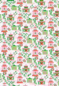 *IN STOCK* Chinoiserie Wonderland Christmas Gift Wrap - Set of 3 Sheets