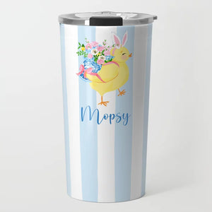 Chinoiserie Chick Personalized Easter Travel Tumbler