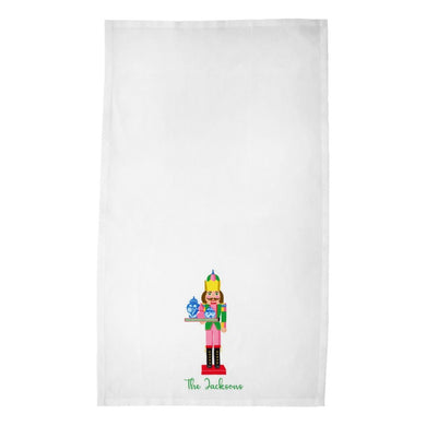 Chinois Nutcracker Personalized Poly Twill Tea Towels, Set of 2