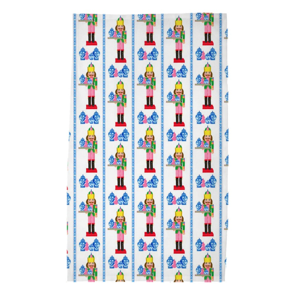 Chinois Nutcracker Poly Twill Tea Towels, Set of 2