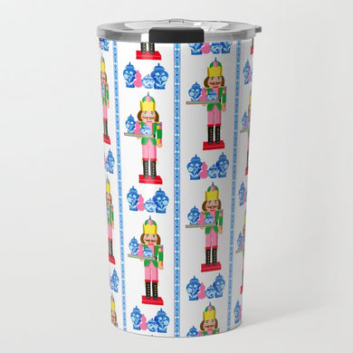 Chinois Nutcracker Stripe Travel Tumbler