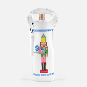 Chinois Nutcracker Wine Carrier with Cork Screw
