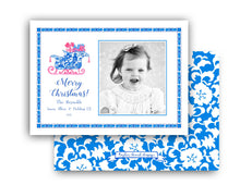 Load image into Gallery viewer, Chinois Sleigh Personalized Photo Holiday Card, 5.5&quot;x8.5&quot; A9 Size