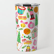 Load image into Gallery viewer, Oh What Fun Christmas Collage Travel Tumbler