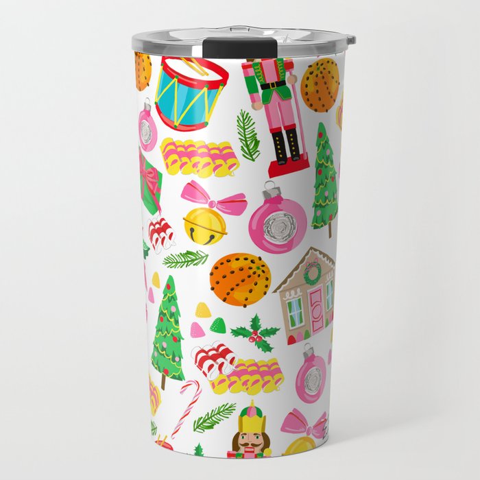 Oh What Fun Christmas Collage Travel Tumbler