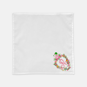 Christmas Crest Personalized 20"x20" Cloth Napkins, Set of 4