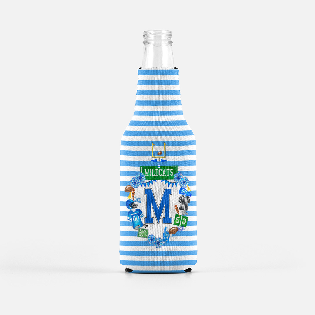 Custom Neoprene Bottle Cooler With Zipper/custom Beer Cooler