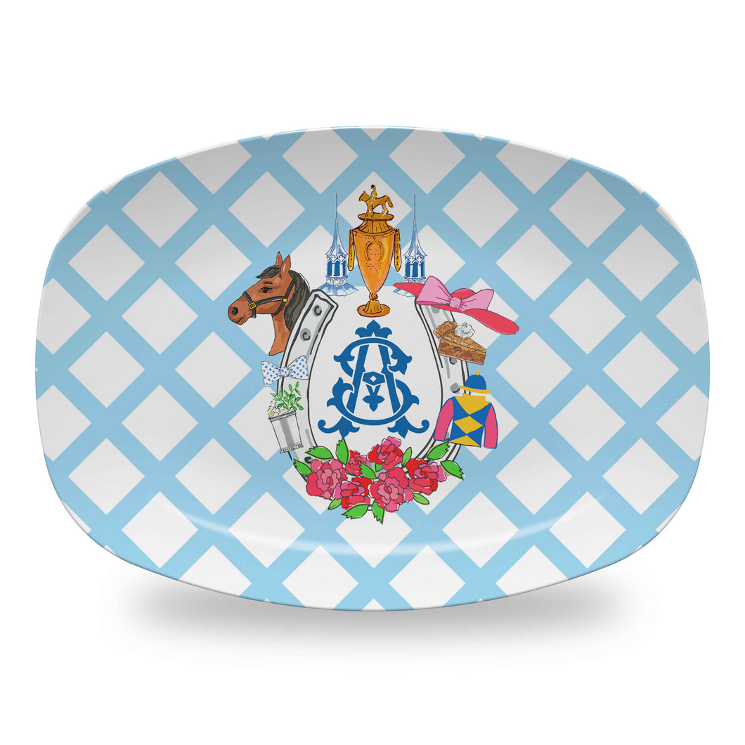 Kentucky Derby-Themed Melamine Platter