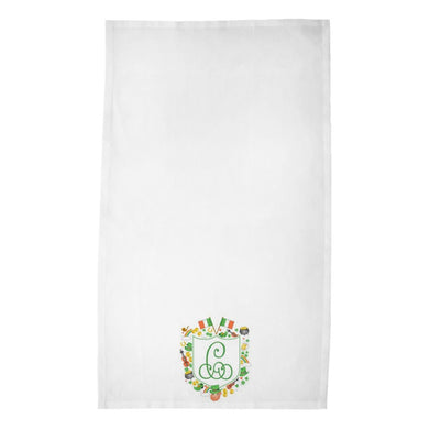 Pinch Me Party Crest Personalized St. Patrick's Day Poly Twill Tea Towels, Set of 2