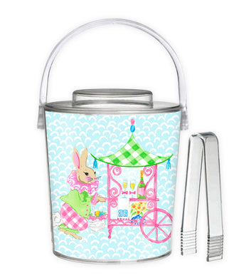 Easter Bar Cart Ice Bucket, Blue