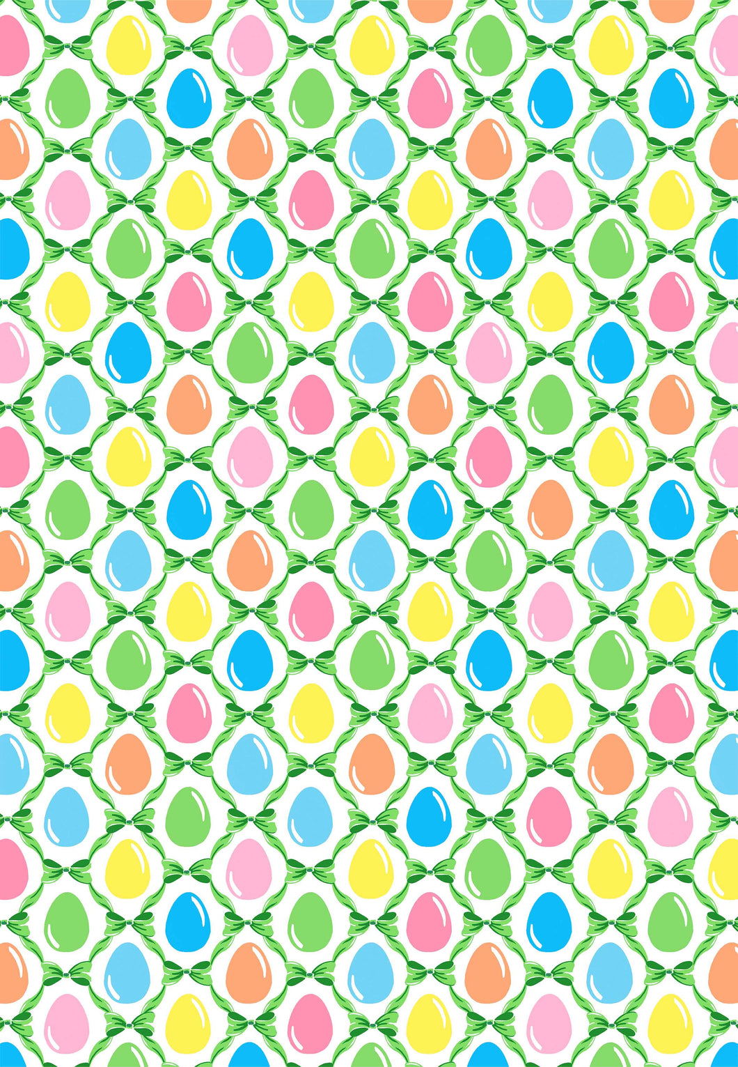 Easter Egg Trellis Gift Wrap Sheets, Grass