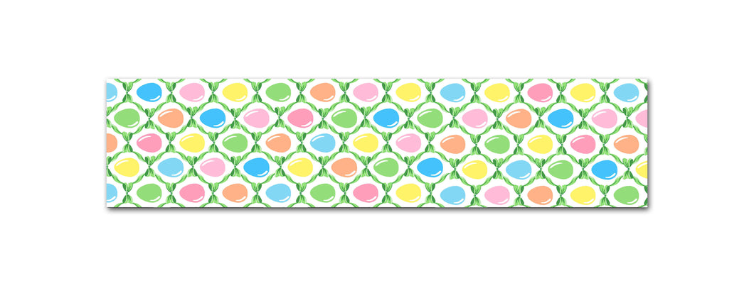 Easter Egg Trellis Table Runner, Grass, 2 Sizes Available