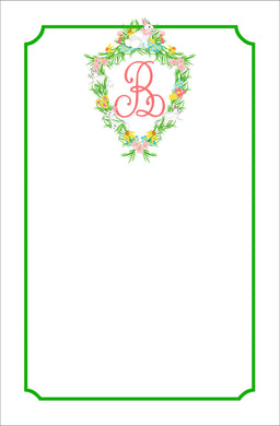 Easter Crest Notepad, Multiple Sizes Available, White