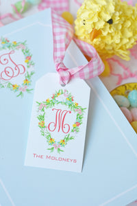 Easter Crest Personalized Hang Tags