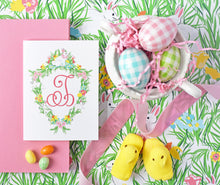 Load image into Gallery viewer, Easter Crest Personalized Folded Note Cards