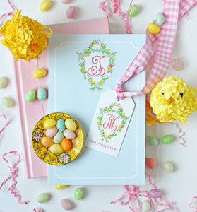 Easter Crest Personalized Hang Tags