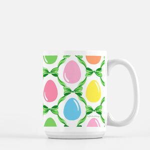 Easter Egg Trellis Porcelain Mug, Grass