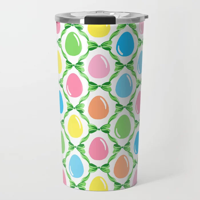 Easter Egg Trellis Travel Tumbler, Grass