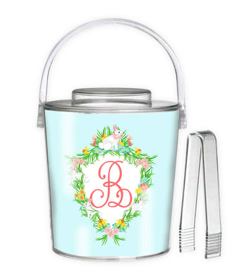 Easter Crest Personalized Ice Bucket
