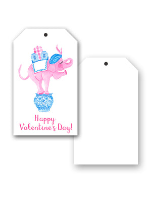 Trunk of Lovin' Elephant Valentine's Hang Tags, Set of 10