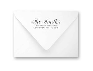 Return Address Added to Envelopes