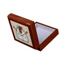 Load image into Gallery viewer, Men&#39;s Dove Hunt Personalized Custom Crest Wooden Keepsake Box