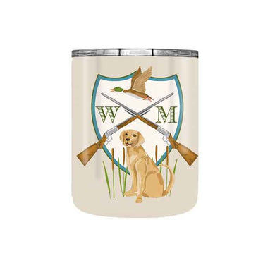 Men's Duck Hunting Crest Personalized Travel Tumbler, 10 oz.