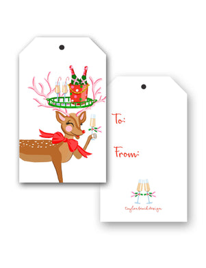 Fizz the Season Christmas Hang Tags