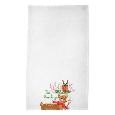 Fizz the Season Personalized Poly Twill Tea Towels, Set of 2