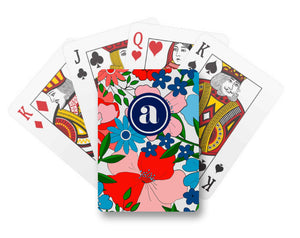 Glory Garden Personalized Playing Cards