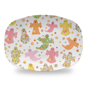 Groovy Ghosts Melamine Platter