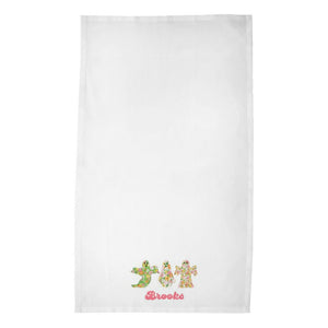 Groovy Ghosts Personalized Poly Twill Tea Towels, Set of 2