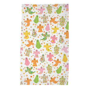 Groovy Ghosts Poly Twill Tea Towels, Set of 2