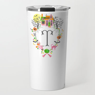 Halloween Custom Crest Personalized Travel Tumbler