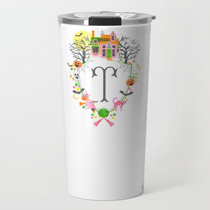 Halloween Custom Crest Personalized Travel Tumbler