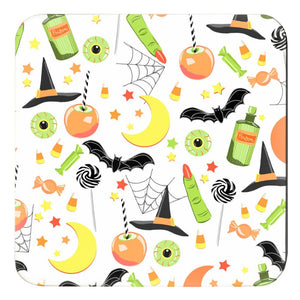 Happy Haunts Halloween 4"x 4" Paper Coasters, Classic