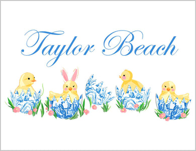 Haute Hatch Personalized Easter Folded Note Cards