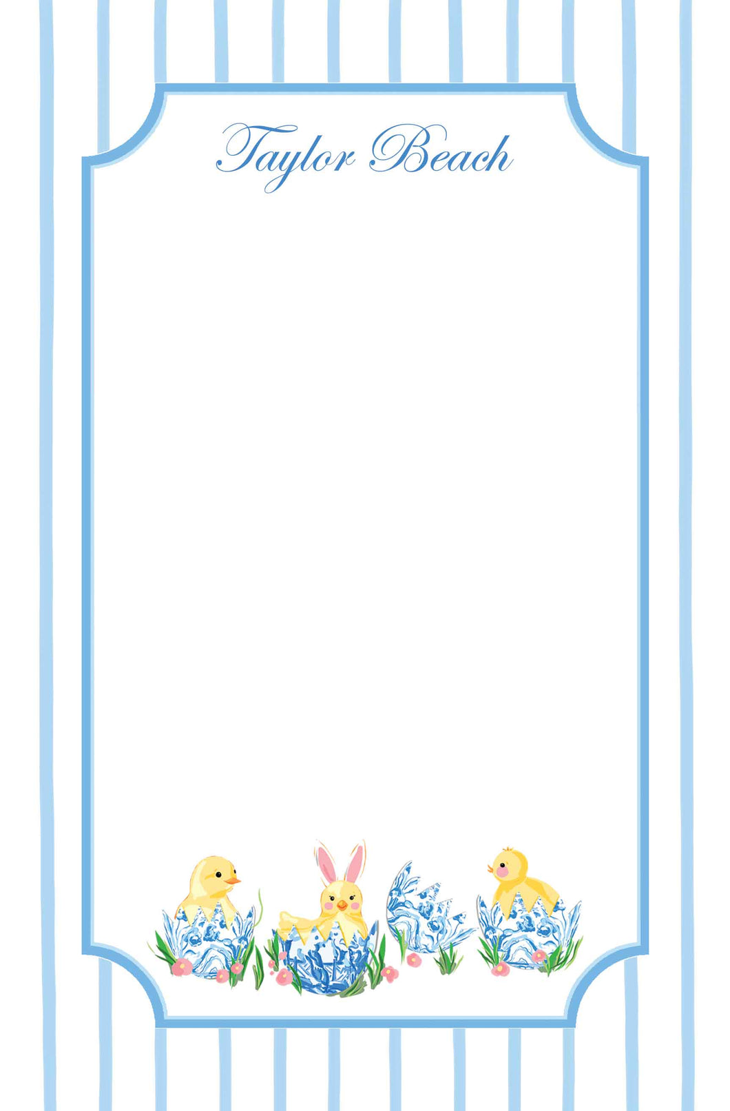 Haute Hatch Personalized Easter Notepad, Multiple Sizes Available