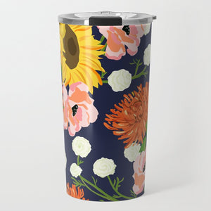 Hello Fall Travel Tumbler, Navy