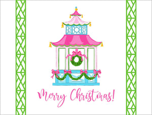 *IN STOCK* Holiday Pagoda Folded Note Cards